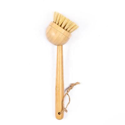 China Sustainable Eco-friendly Kitchen Sweep All Natural Fiber Wooden Floor Dish Bottle Pot Brush Sisal Vegetable Cleaning Brush for sale