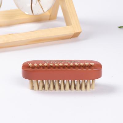 China Nail Beauty Care Natural Nail Brush Bamboo Nail Sweeps Nail Brush Natural Cleaning Wooden Nail for sale