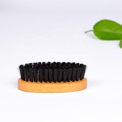 China OEM 100% Natural Wooden Shaving Brush Boars Stiffens Wooden Men Beard Brush for sale