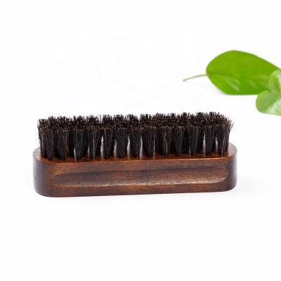 China Wooden Shaving Brush Beard Combs Beech Handle Boar Bristle Beard Combs Men's Beard Brush for sale