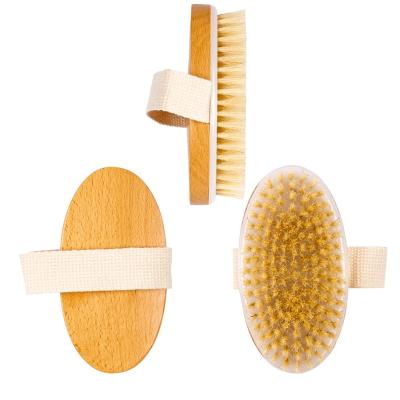 China Professional Wholesale Clean Customizable Dry Bristle Sisal Brush Sisal Brush Catch Back Body Brush for sale