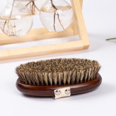 China Wholesale Custom Logo Wooden Natural Biodegradable Body Brush For Dry Skin Bath Massage Brush Hair Brush for sale