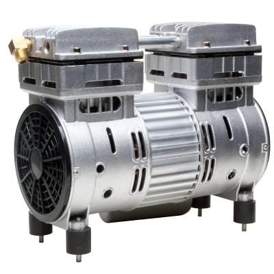 China Manufacturing Plant 550/750/1100/1500/W low noise copper wire  oil-free portable piston  Air Compressor Pump Head for sale