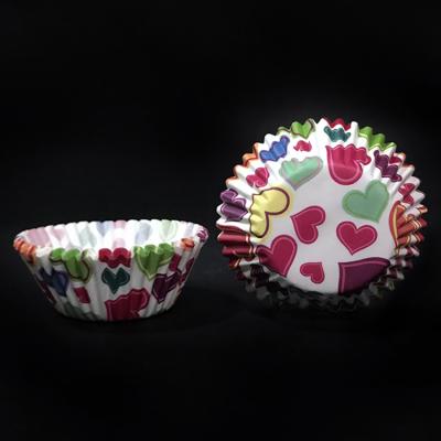 China High Quality Classic Simple Design Disposable Safety Sticker Paper Petal Cupcake Liners Baking Cups Muffin Cups For Presents for sale