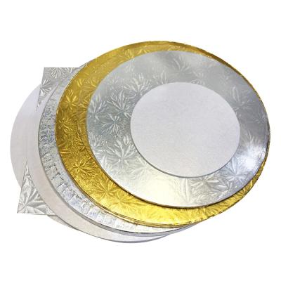 China Professional Disposable Eco-friendly Gather Wholesale High Quality Gold And Silver Lamination Foil Corrugated Cake Paper Board for sale