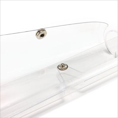 China 2022 Manufacturer Wholesale Custom Logo Clear PVC Reading Glasses Case Glass Plastic Snare Case for sale