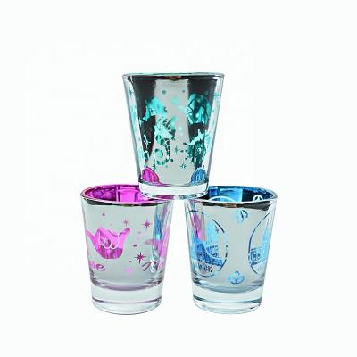 China New Classics/Postmodern Electroplate Stemless Wine Glass Wine Stemless Glass Cup for sale