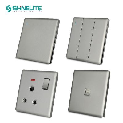 China Good Plastic Quality 15 Years Guarantee Acrylic Plastic Glass Strip Super Thin Wall Plate 2 Electrical Switch for sale