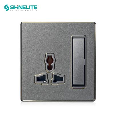 China High Quality Residential / Multipurpose 15 Years Warranty New Design Acrylic Switch Socket Wall Switch Electrical Outlet for sale