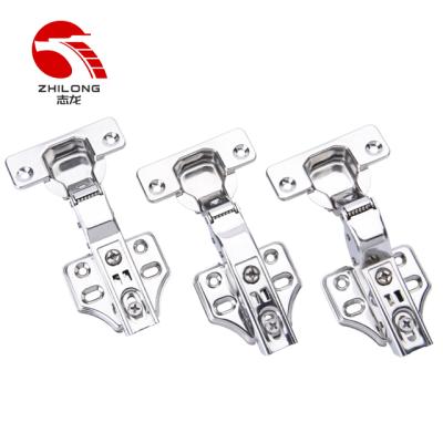 China Modern Furniture Fittings Clip On Soft Narrow Hydraulic Cabinet Furniture Hidden Door Hinges for sale