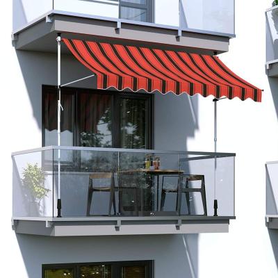 China Manual Retractable Shelter Awning Sunshade Tent Deck Door Outdoor Patio Tent for sale