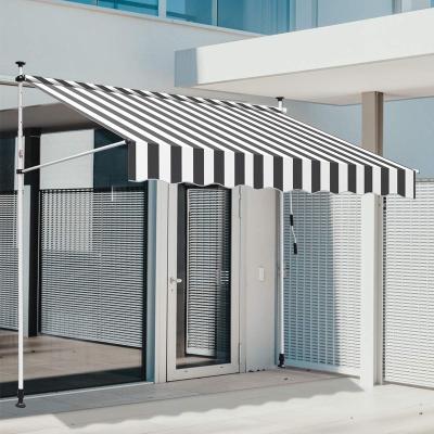 China Manual full door balcony tent patio tent gazebo awning tent with fittings and winder handle for terrace for sale