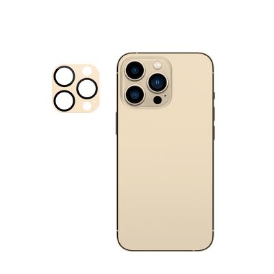 China Cellphone Camera Lense In Stock Premium Quality Tempered Glass Film Camera Lens Protector Saver For iPhone 13 Pro/13 Pro Max 6.7 Inch-Gold for sale