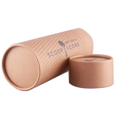 China paper tube tshirt brown tube paper perfume bottle packing tube box for sale