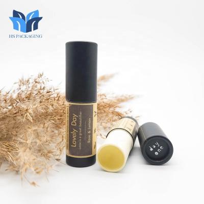 China Paper Tube Deodorant Stick Deodorant Paper Tube Lip Stick Push Up Tube Food Grade Oil Proof 0.5 Oz Packaging for sale