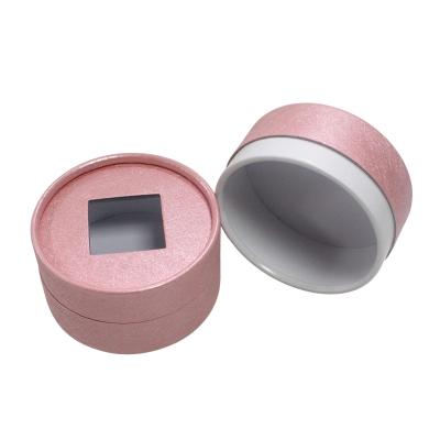 China Factory wholesale custom printing luxury jewelry packaging paper poxes round tube for ring/ear ring for sale