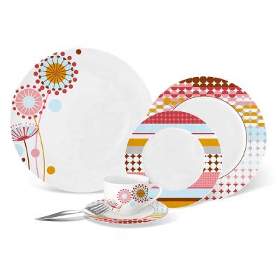 China Factory Supplier 30PCS Dinnerware Set Disposable Ceramic Dinner Set for sale