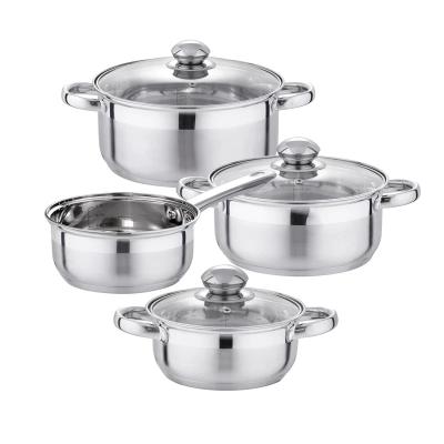 China Sustainable 4 Pcs Set Kitchenware Multi Function Cookware Cookware Set for sale