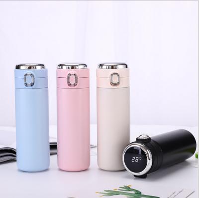 China PORTABLE Thermos Flask Pea Sensible Temperature 304 Stainless Steel Business Smart Water Bottle Can Be Customized LOGO for sale