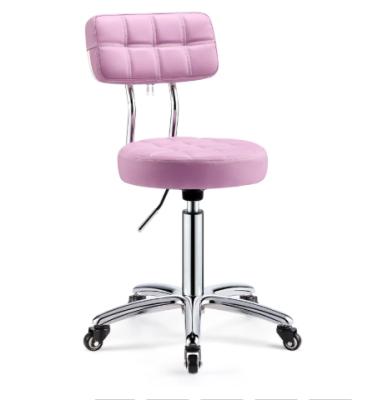 China Adjustable(Height) Hot-selling beauty nail spa chair single round height adjustable office rotating chair for sale