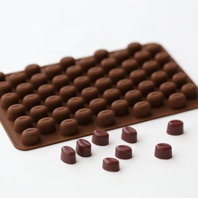 China High Quality Mini Love Coffee Bean DIY Chocolate Silicone Mold with Best Viable Prices for sale