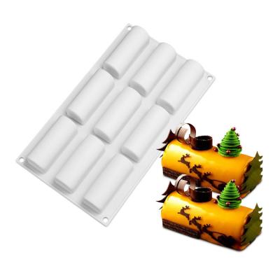 China Wholesale Custom Viable Mousse Cake Mold Dessert Chocolate Candy Food Grade 3D Silicone Baking Molds for sale