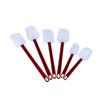 China Viable Wholesale Custom Kitchen Baking SiliconeUtensil Set Cake Cream Tools Silicone Scraper Baking Mixing Rubber Spatula for sale