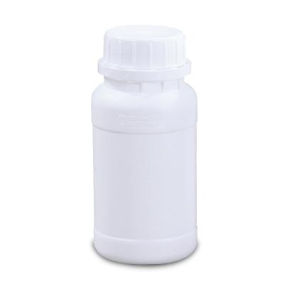 China 250ml White Biodegradable HDPE Fluorinated Plastic Bottles For Pharmacy Pill for sale