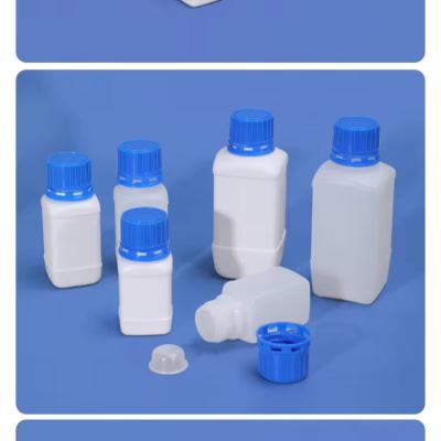 China Small Biochemistry Laboratory Plastic Narrow Mouth Reagent Bottle With Safety Lid for sale