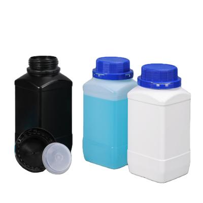 China Anti Corrosion 500ml Hdpe Plastic Bottles Black White Customzied for sale