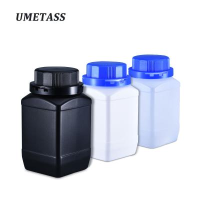 China 500ml Square Plastic Screw Top Bottles Tamper Proof Hdpe Bottles For Pharmaceutical for sale