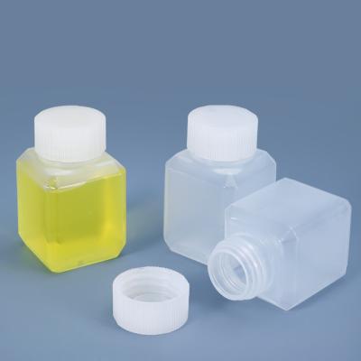 China Capuz de parafuso Biológico Hdpe Botões de reagente plástico Solventes químicos 125 ml à venda