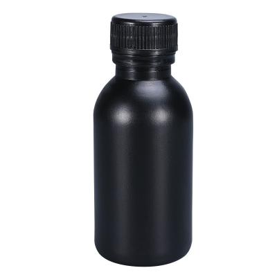 China Frost Wide Mouth Plastic Bottles 8 oz Food Grade HDPE Round Reagent Chemical for sale