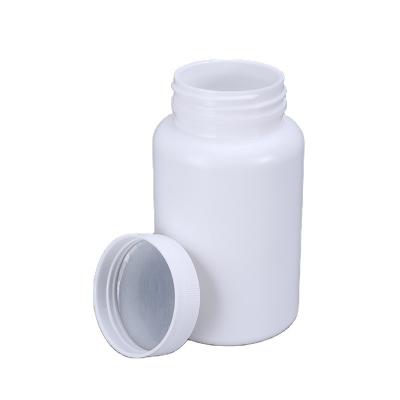 China Silk Screen Printed 200ml White Empty Medicine Bottle for Vitamin Tablets HDPE Material for sale