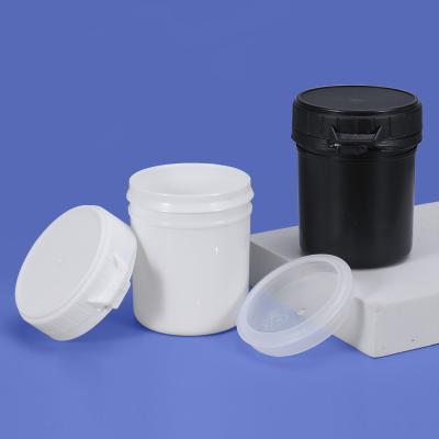 China 300ML Wide Mouth PP Pop Can With Lid Set Plastic Powder Storage Container for Beverage for sale