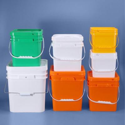 China PP Material Small Plastic Halloween Pumpkin Buckets With Lids 5L 8L 10L 13L 16L 25L for sale