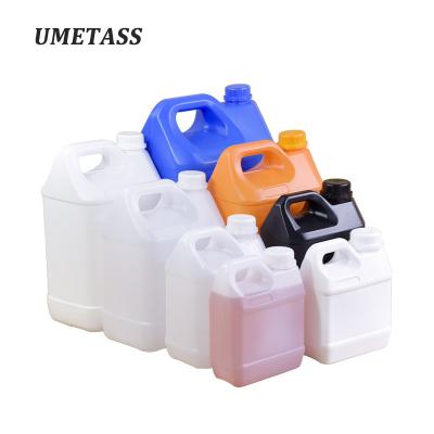 China Square Empty Plastic Oil Barrel Seal Packing Storage Bottle With Aluminum Cover 1L for sale