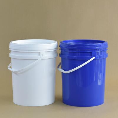 China 25L Plastic Bucket With Lid And Handle For Water Storage And Industrial Fluid Storage for sale