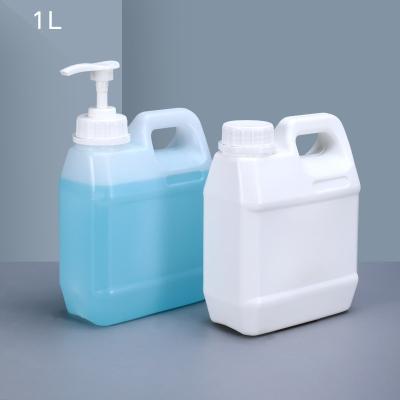 China Plastic Square Barrel Jerry Can With Screw Lid Material Thickened Container 1L Supplied for sale