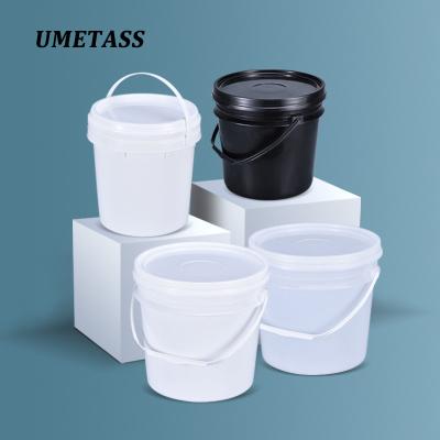 China Supplied 4L Round Plastic Bucket for Chemical Liquid Packing Capacity and Sample for sale