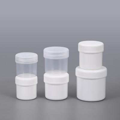 China Clear White Butter Storage Small Plastic Jars Canning For Food Powder 30ml-1000ml for sale