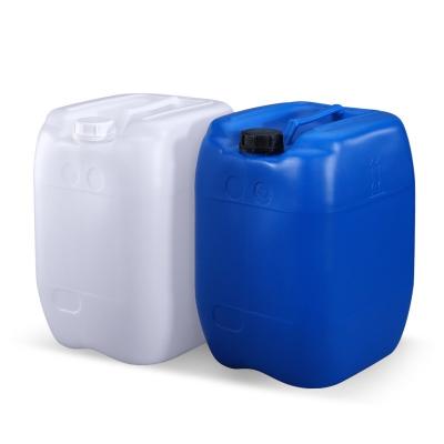 China Caja de 30 litros de plástico HDPE azul cuadrado para almacenamiento de agua de aceite de motor diesel en venta