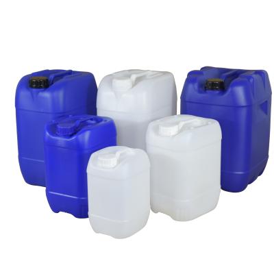 China Blauw Stackable 20 Ltr Plastic Fuel Can HDPE Barrel Oil Drum OEM Te koop