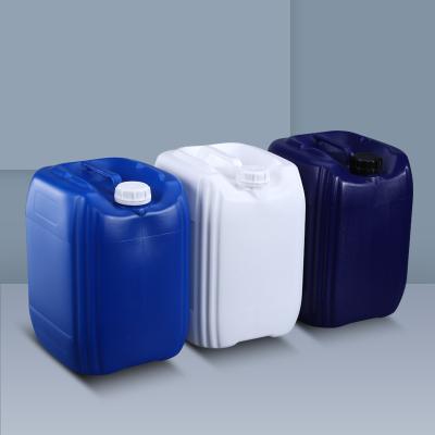 中国 ディーゼル 25L 5リットルHdpe ジェリー缶 螺旋蓋付き 白 青 熱伝送印刷 販売のため