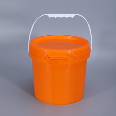 China 1L to 20L Capacity Food Grade Customize Color Plastic Bucket With Lid Sample Supplied for sale