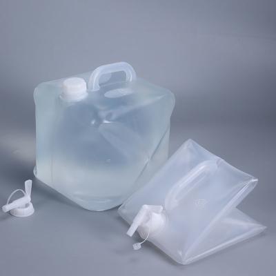 China Alcohol Sanitizer Storage UMETASS Empty LDPE Collapsible Bucket Bag For Garden Kitchen for sale