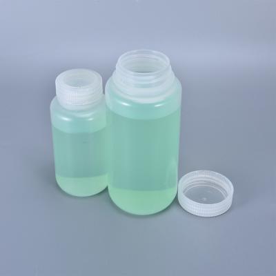 China OEM Wide Neck Reagent Polypropylene PP Plastic Bottles 125 Ml Laboratory Grade for sale