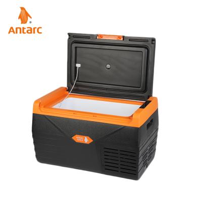 China ABS 12v 24v Mini Compressor Car Refrigerators Truck Portable Fridge Used Cooler Box Camping Freezer For Car for sale