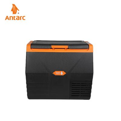 China Durable Portable ABS Vehicle Car Refrigerator 35L Mini Refrigerators Car Freezers 12V 24V DC Compressor Refrigeration for sale