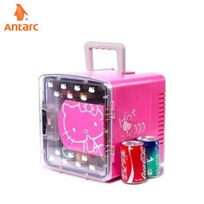 China ABS Wholesale Mini Portable Fridge Beauty Cosmetic Refrigerator For Skin Care for sale